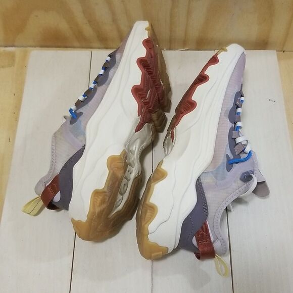 Sorel Kinetic breakthru lace up flaform sneakers in vapor chalk Wmn's sz 7 1/2 - Picture 6 of 9